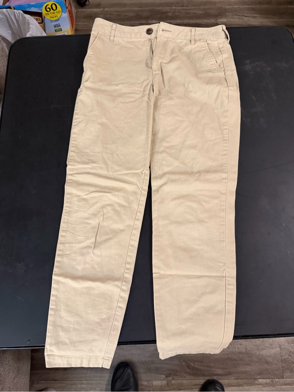 Old Navy Girl’s  Beige Chino Pants - Classic Casual Style